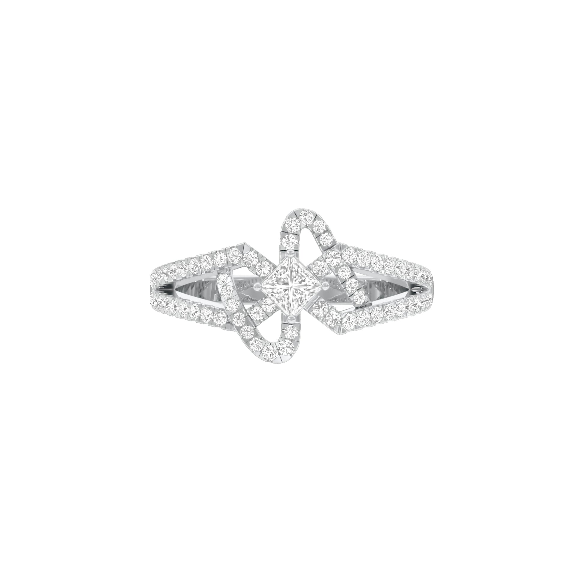 Midnight Elixir Diamond Cocktail Ring 18 KT / White Gold / 18