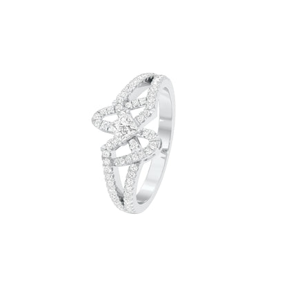 Midnight Elixir Diamond Cocktail Ring 18 KT / White Gold / 18