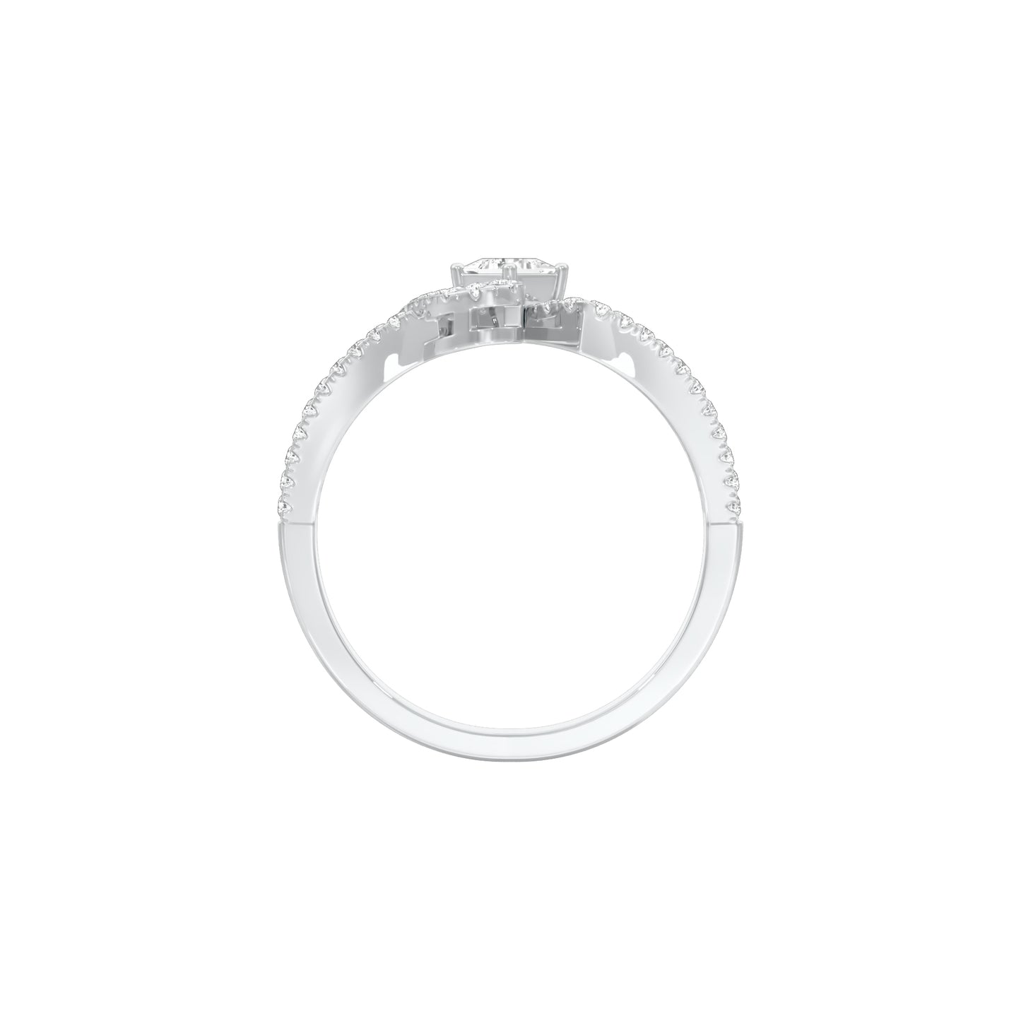 Midnight Elixir Diamond Cocktail Ring 18 KT / White Gold / 18