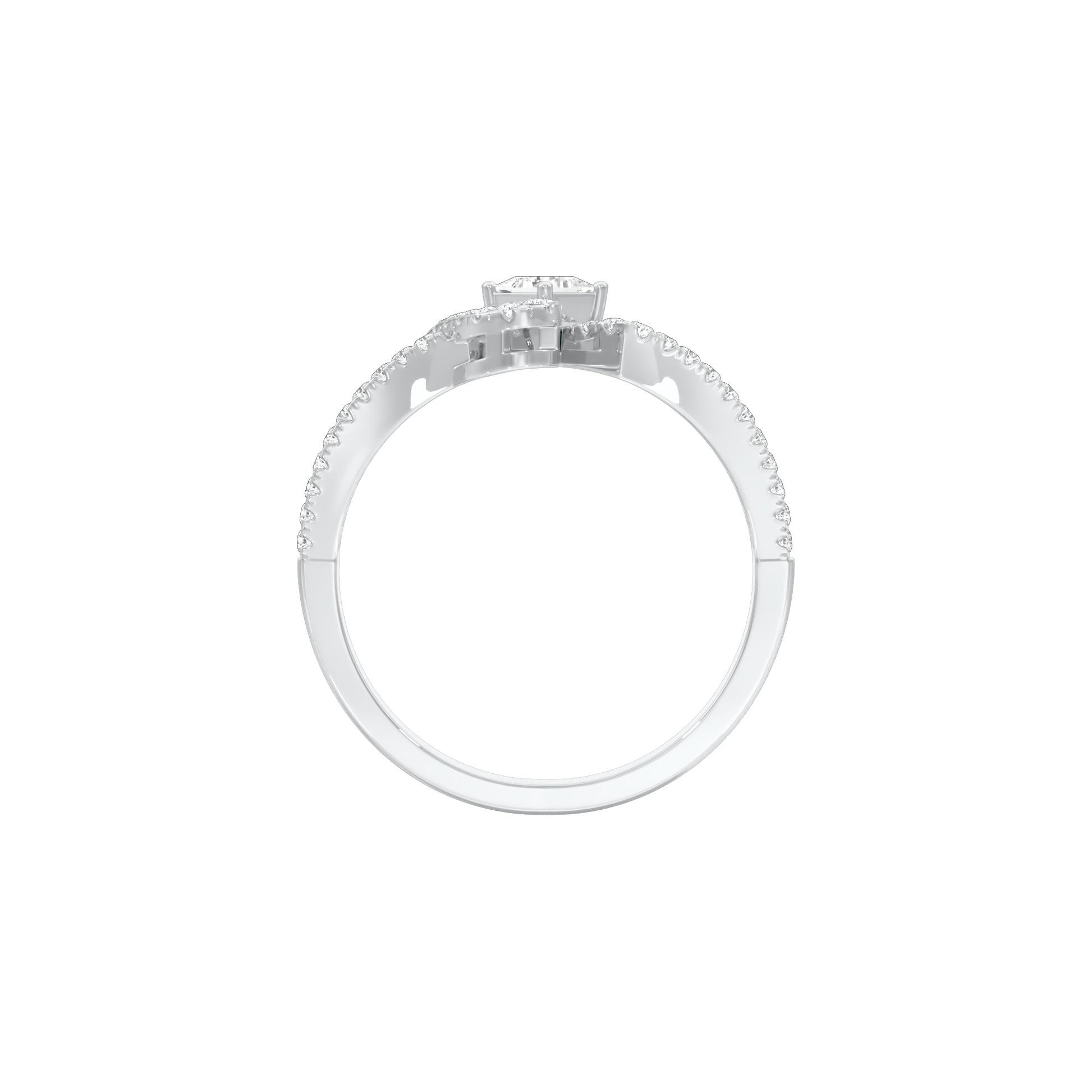Midnight Elixir Diamond Cocktail Ring 18 KT / White Gold / 18