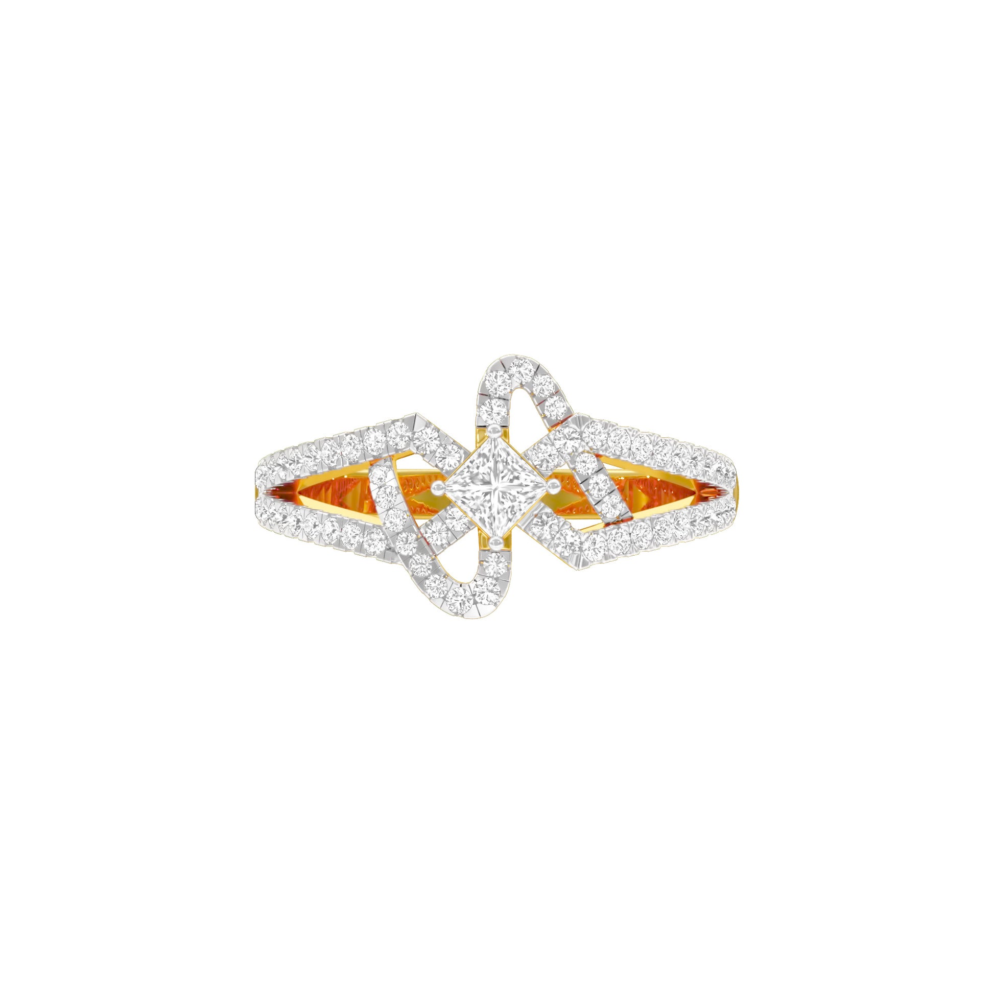 Midnight Elixir Diamond Cocktail Ring 18 KT / Yellow Gold / 18