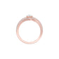 Swirl & Sparkle Diamond Cocktail Ring 18 KT / Rose Gold / 18