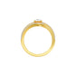 Swirl & Sparkle Diamond Cocktail Ring 18 KT / Yellow Gold / 18