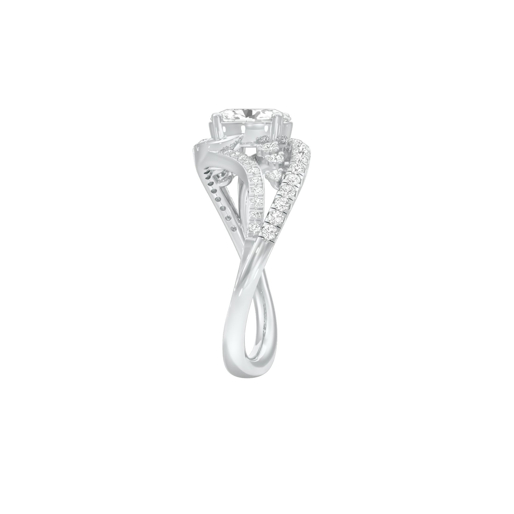 DLR001769 18 KT / White Gold / 22
