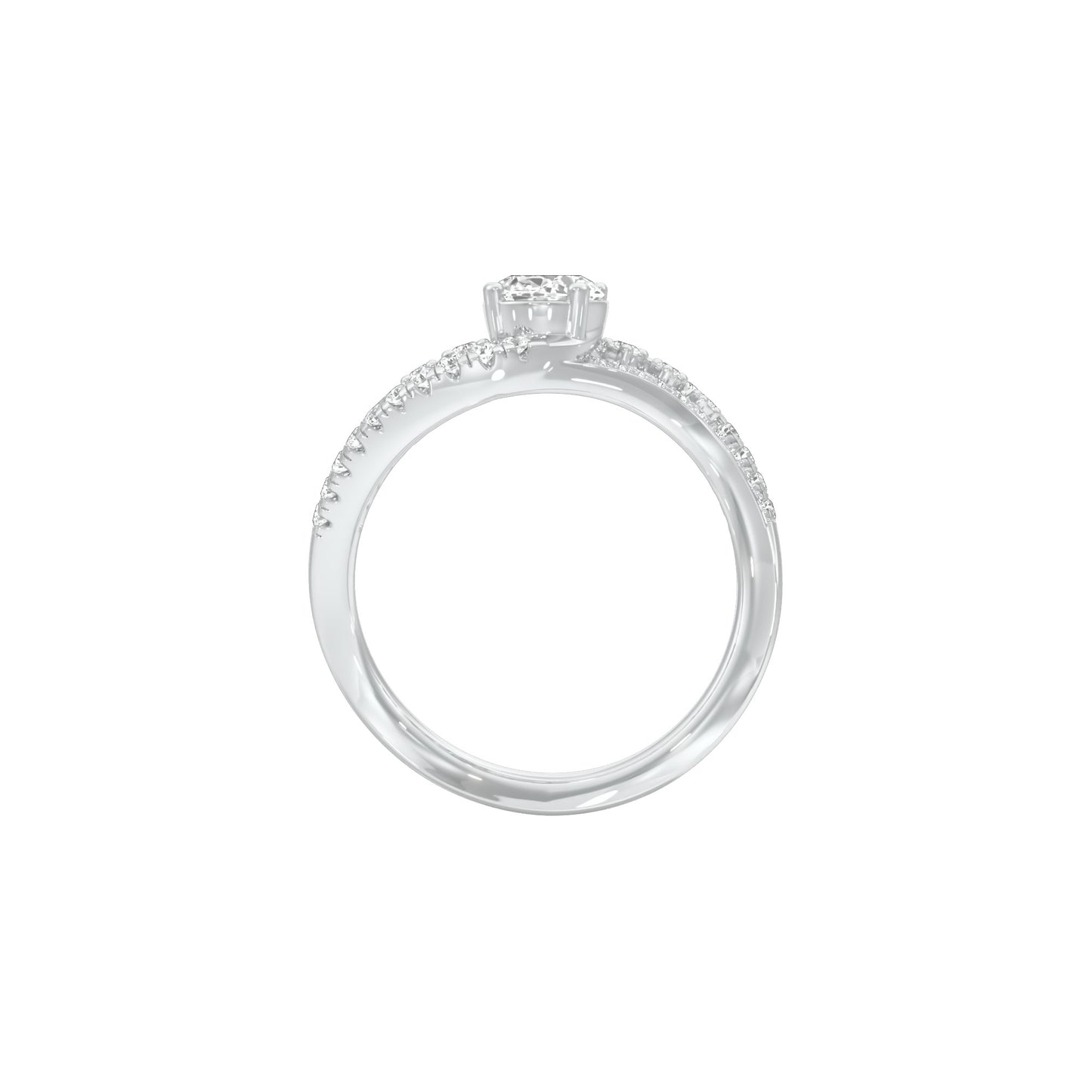 DLR001769 18 KT / White Gold / 22