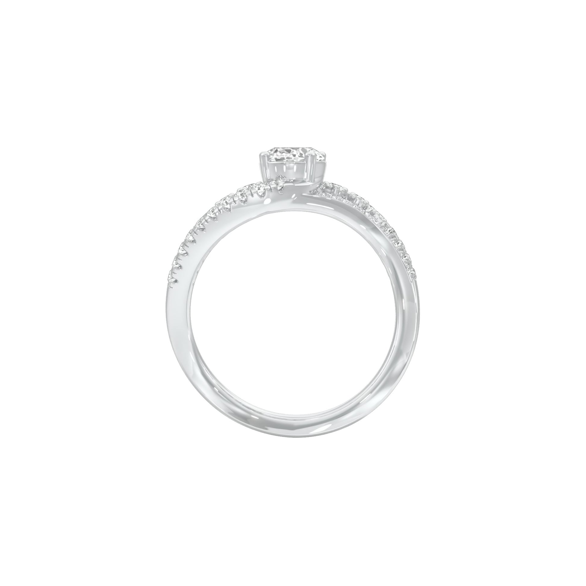 DLR001769 18 KT / White Gold / 22