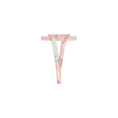 Wanderlust Open Diamond Ring 18 KT / Rose Gold / 18