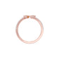 Wanderlust Open Diamond Ring 18 KT / Rose Gold / 18