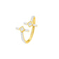Wanderlust Open Diamond Ring 18 KT / Yellow Gold / 18