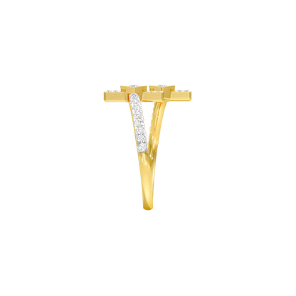 Wanderlust Open Diamond Ring 18 KT / Yellow Gold / 18
