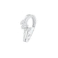 Wavecrest Pear Diamond Ring 18 KT / White Gold / 18