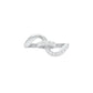 Sheen S-Curve Diamond Ring 18 KT / White Gold / 18