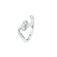 Sheen S-Curve Diamond Ring 18 KT / White Gold / 18