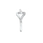 Sheen S-Curve Diamond Ring 18 KT / White Gold / 18