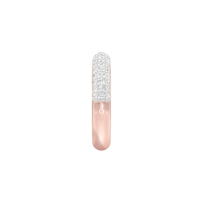 Cosmic Pave Loop Diamond Band Ring 18 KT / Rose Gold / 18