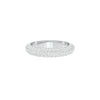 Cosmic Pave Loop Diamond Band Ring 18 KT / White Gold / 18
