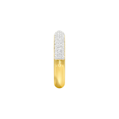Cosmic Pave Loop Diamond Band Ring 18 KT / Yellow Gold / 18