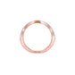 Wishbone Chevron Diamond Ring 18 KT / Rose Gold / 18