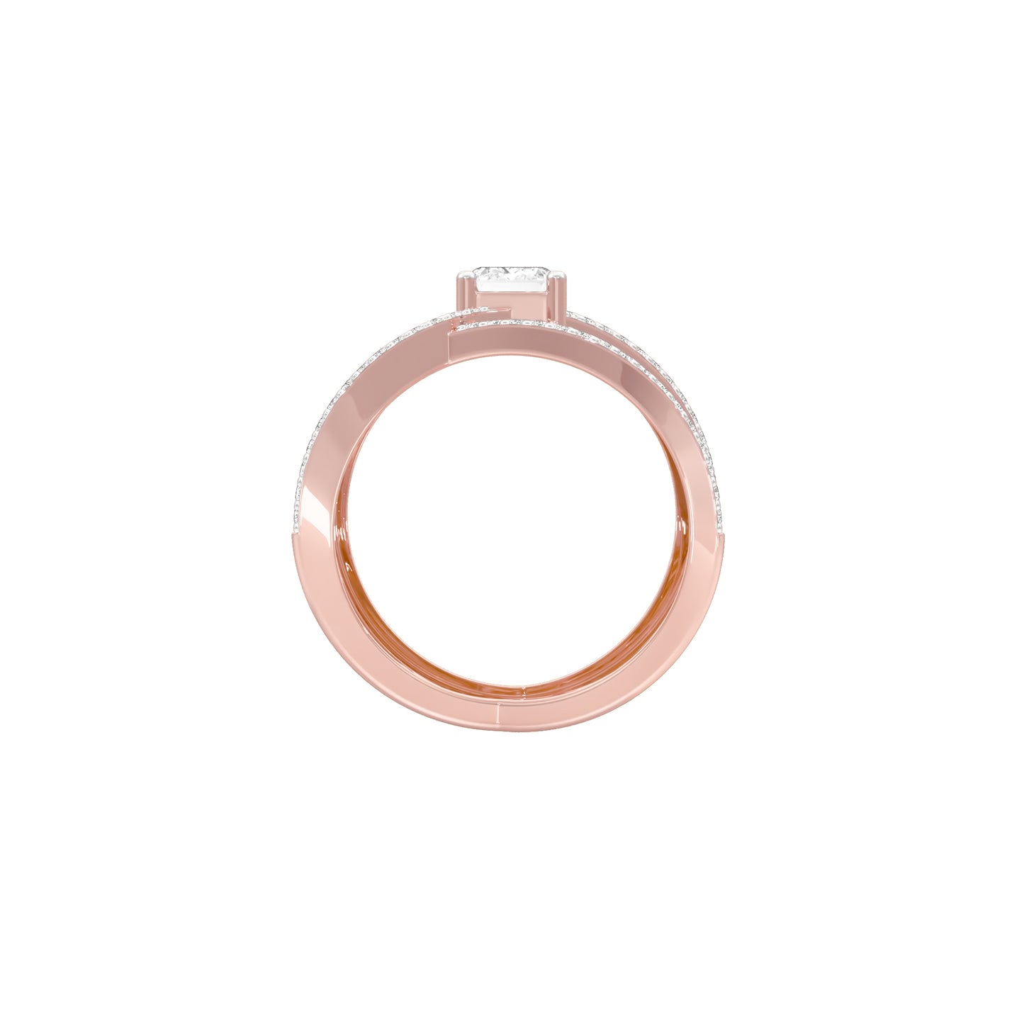DLR001783 18 KT / Rose Gold / 22