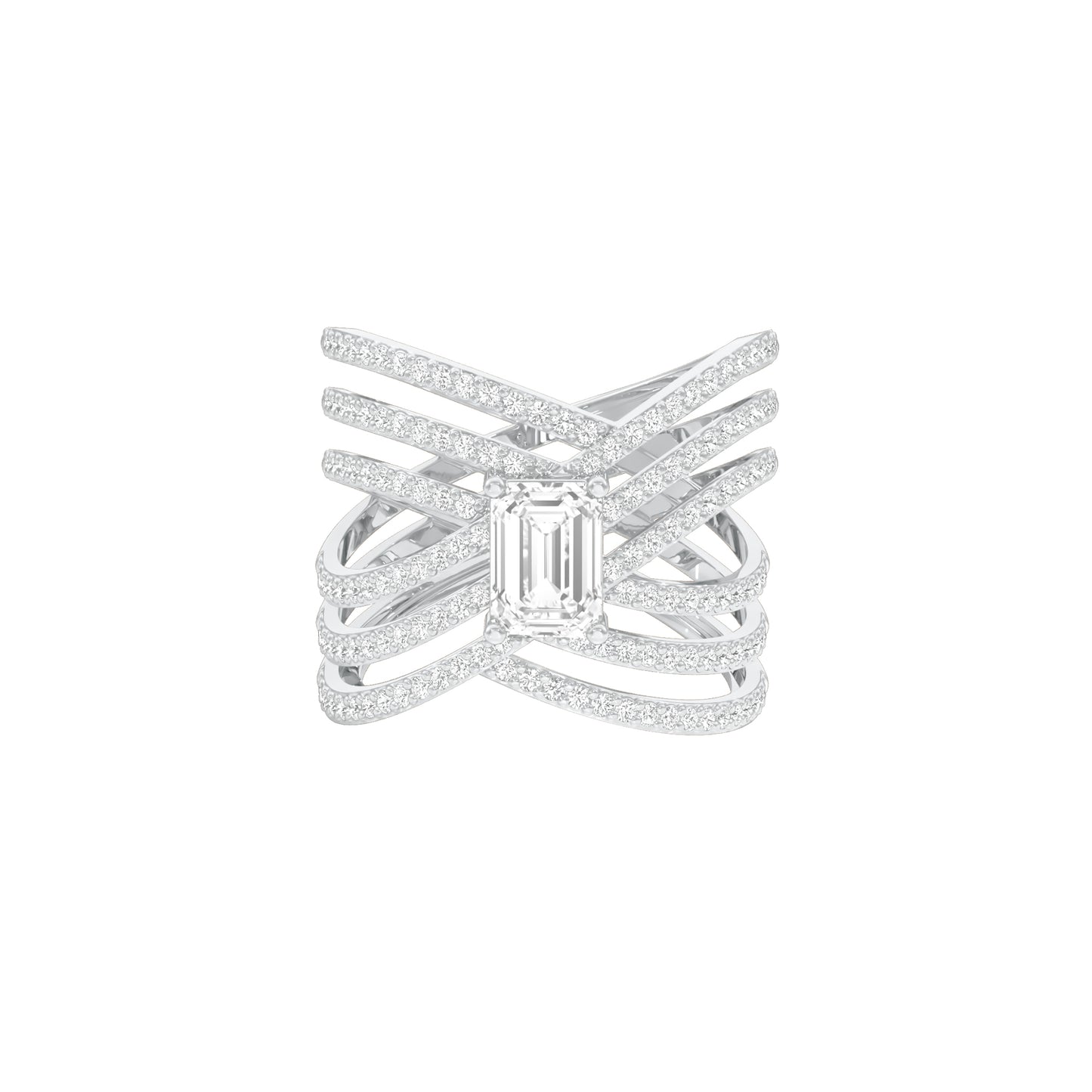 DLR001783 18 KT / White Gold / 22