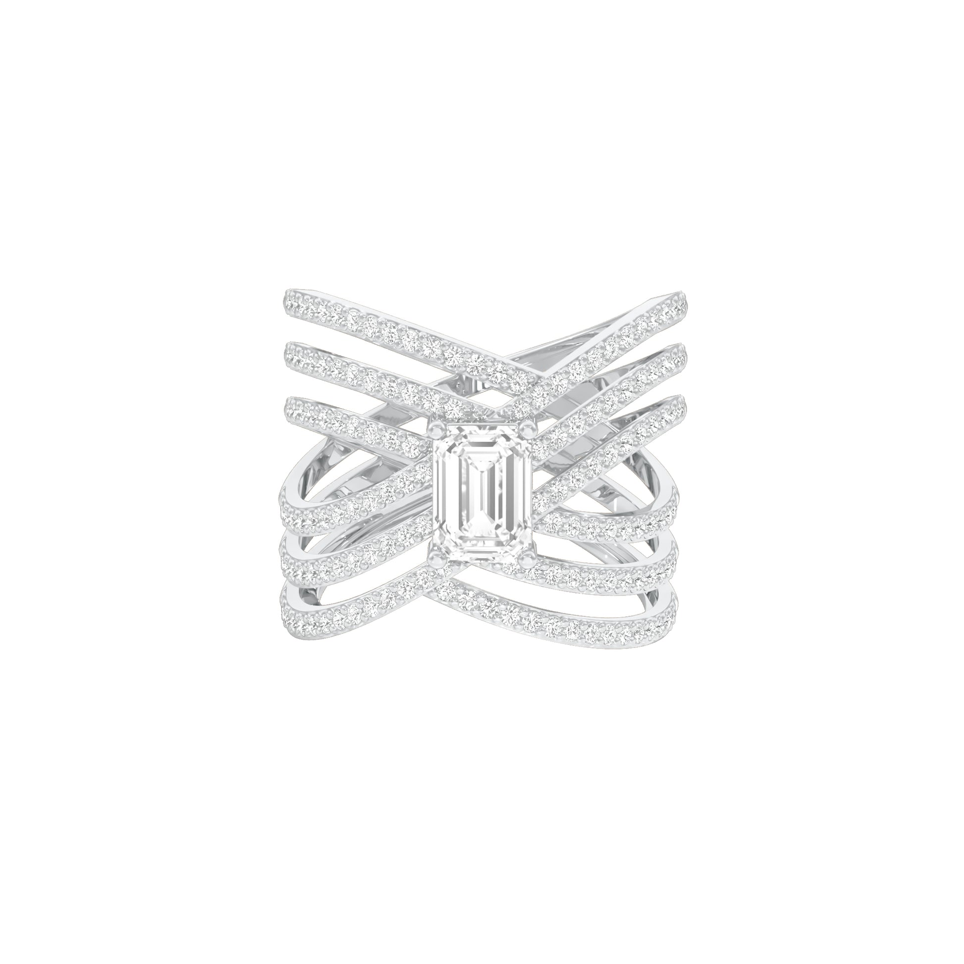 DLR001783 18 KT / White Gold / 22