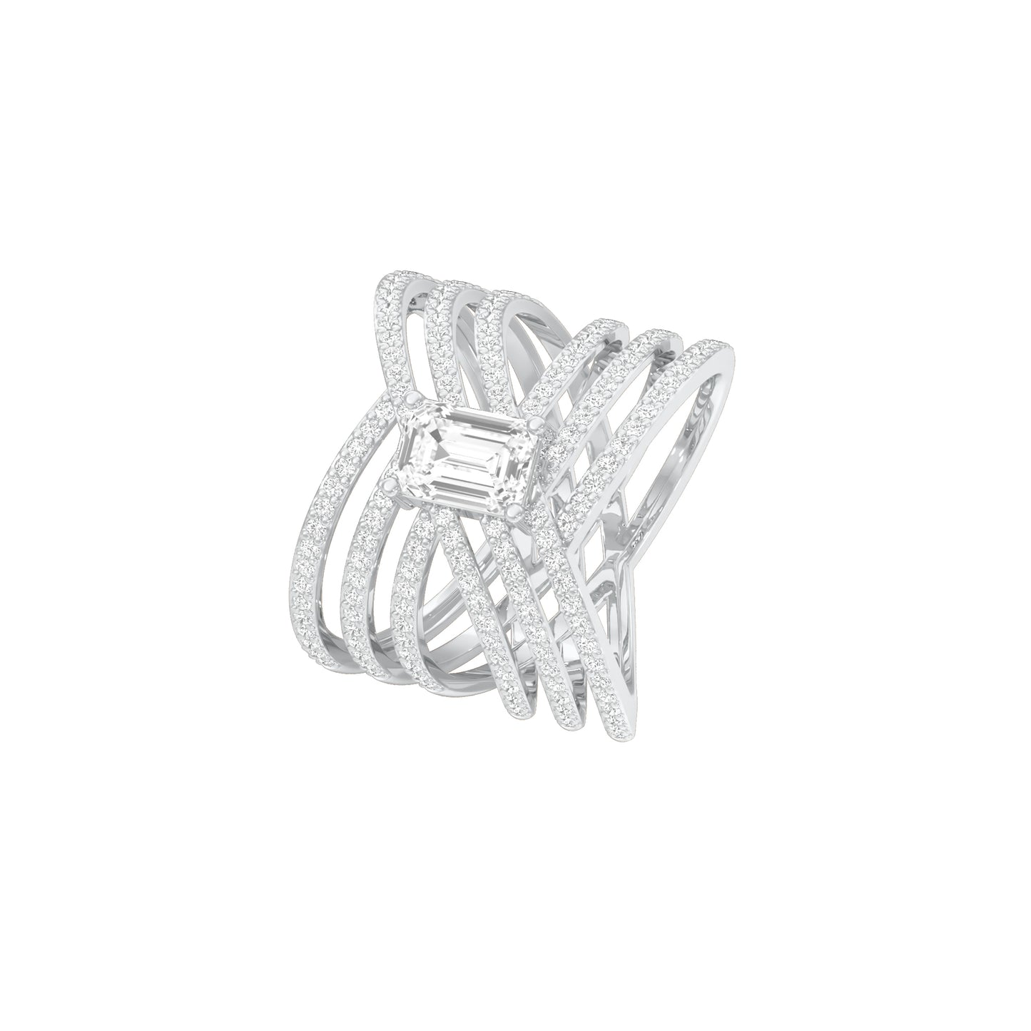DLR001783 18 KT / White Gold / 22