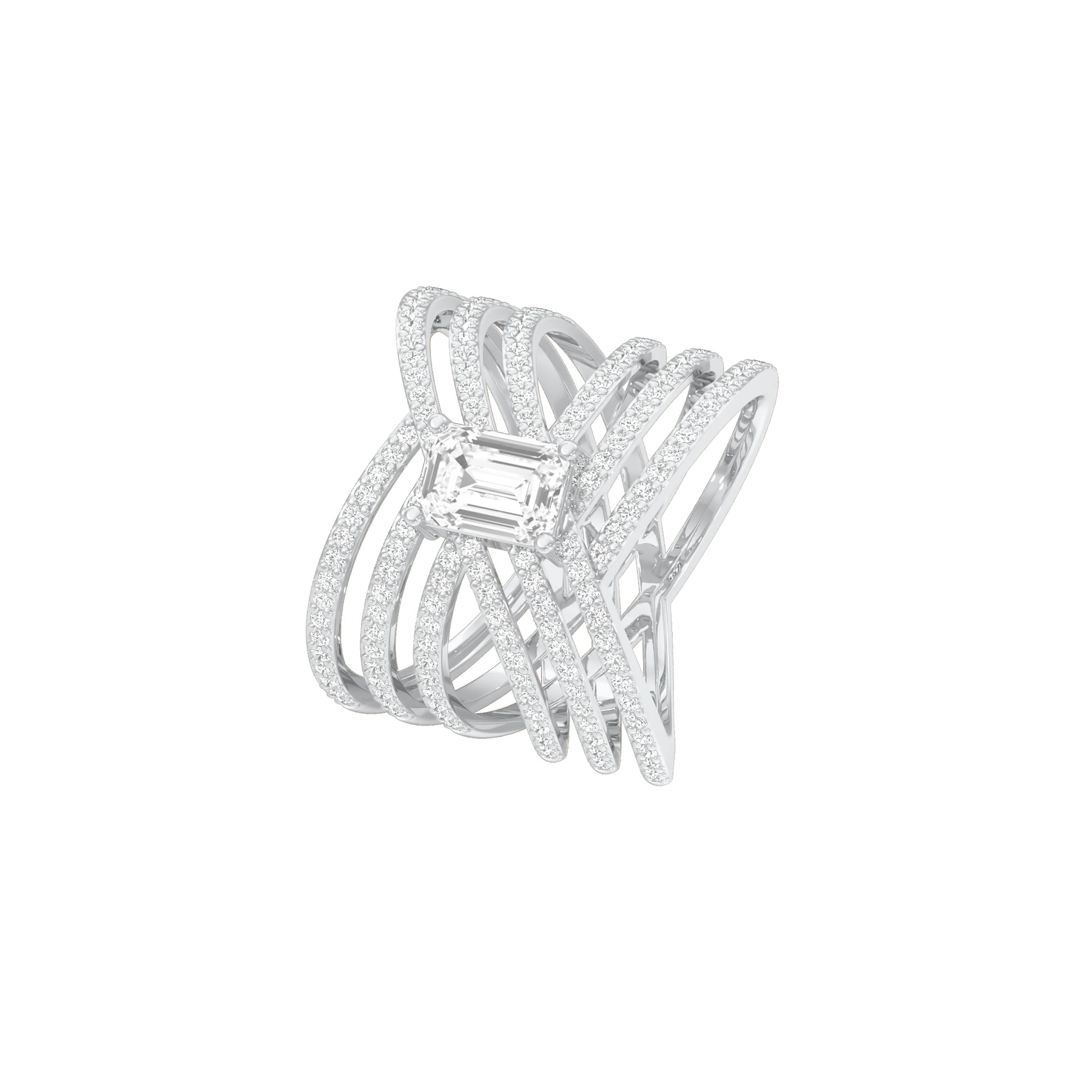 DLR001783 18 KT / White Gold / 22