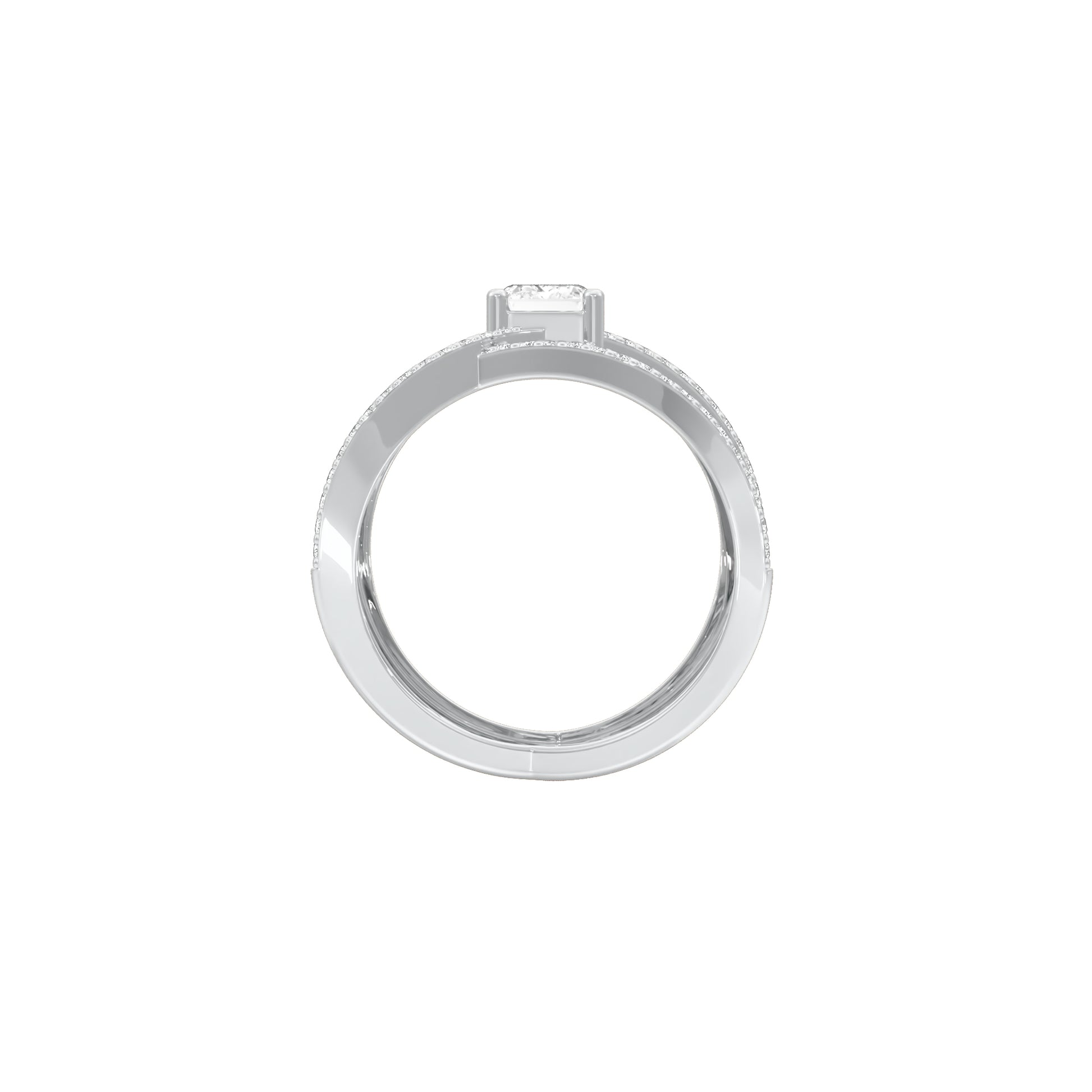 DLR001783 18 KT / White Gold / 22