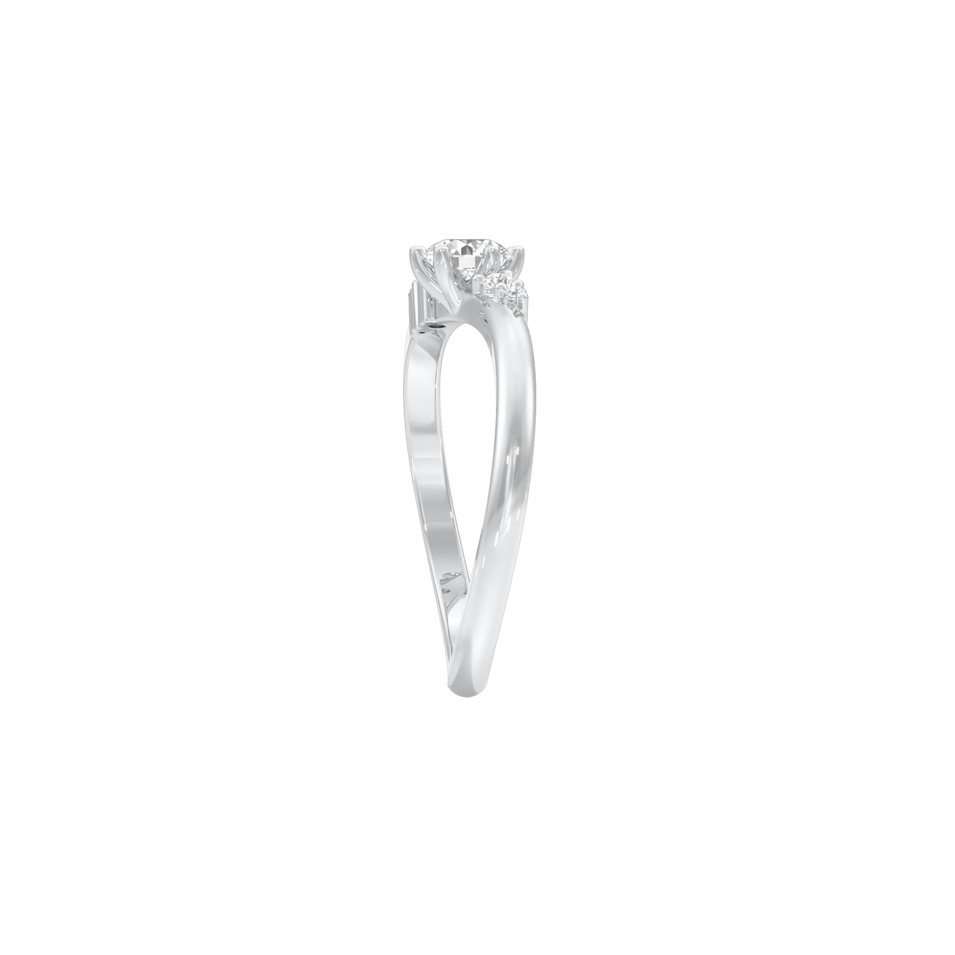 Star Power Diamond Ring 18 KT / White Gold / 18