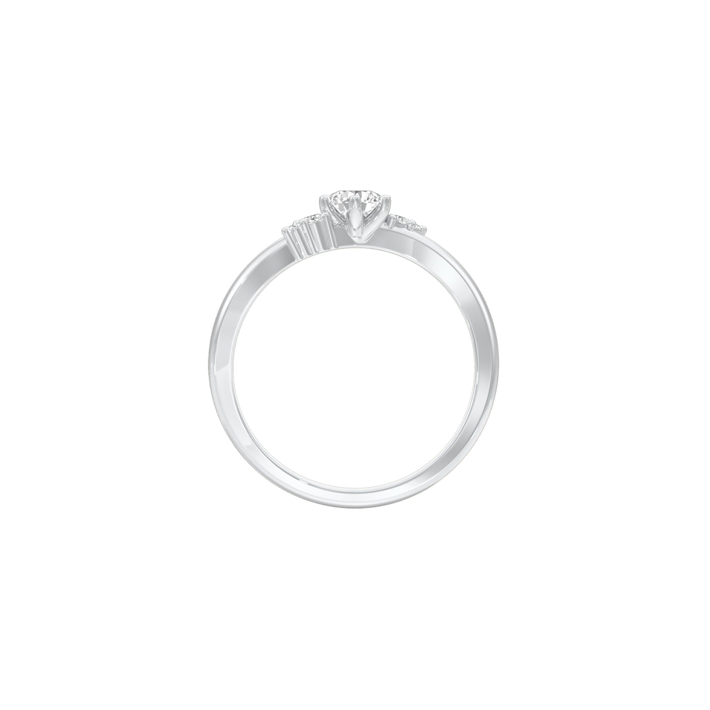 Star Power Diamond Ring 18 KT / White Gold / 18