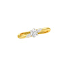 Star Power Diamond Ring 18 KT / Yellow Gold / 18