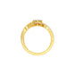 Interlace Embrace Diamond Ring 9 KT / Yellow Gold / 18