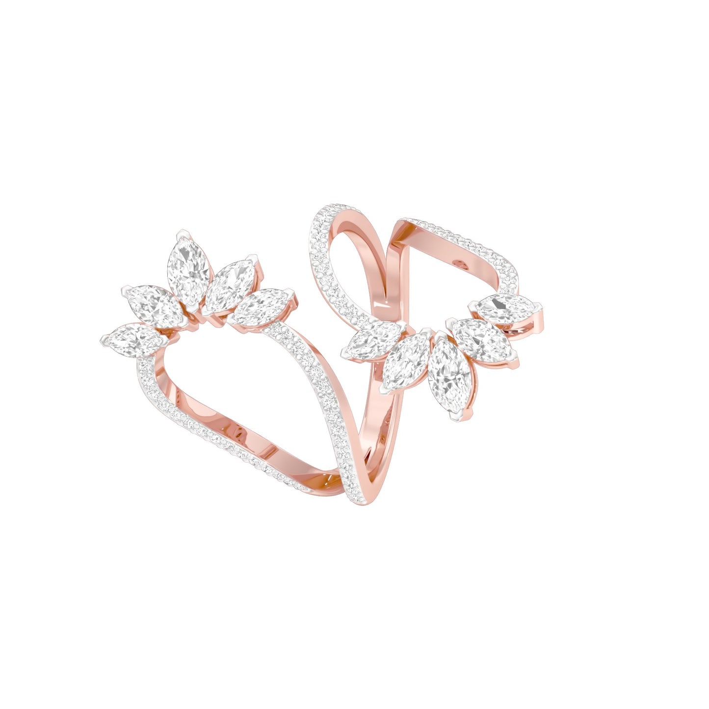 DLR001788 18 KT / Rose Gold / 22