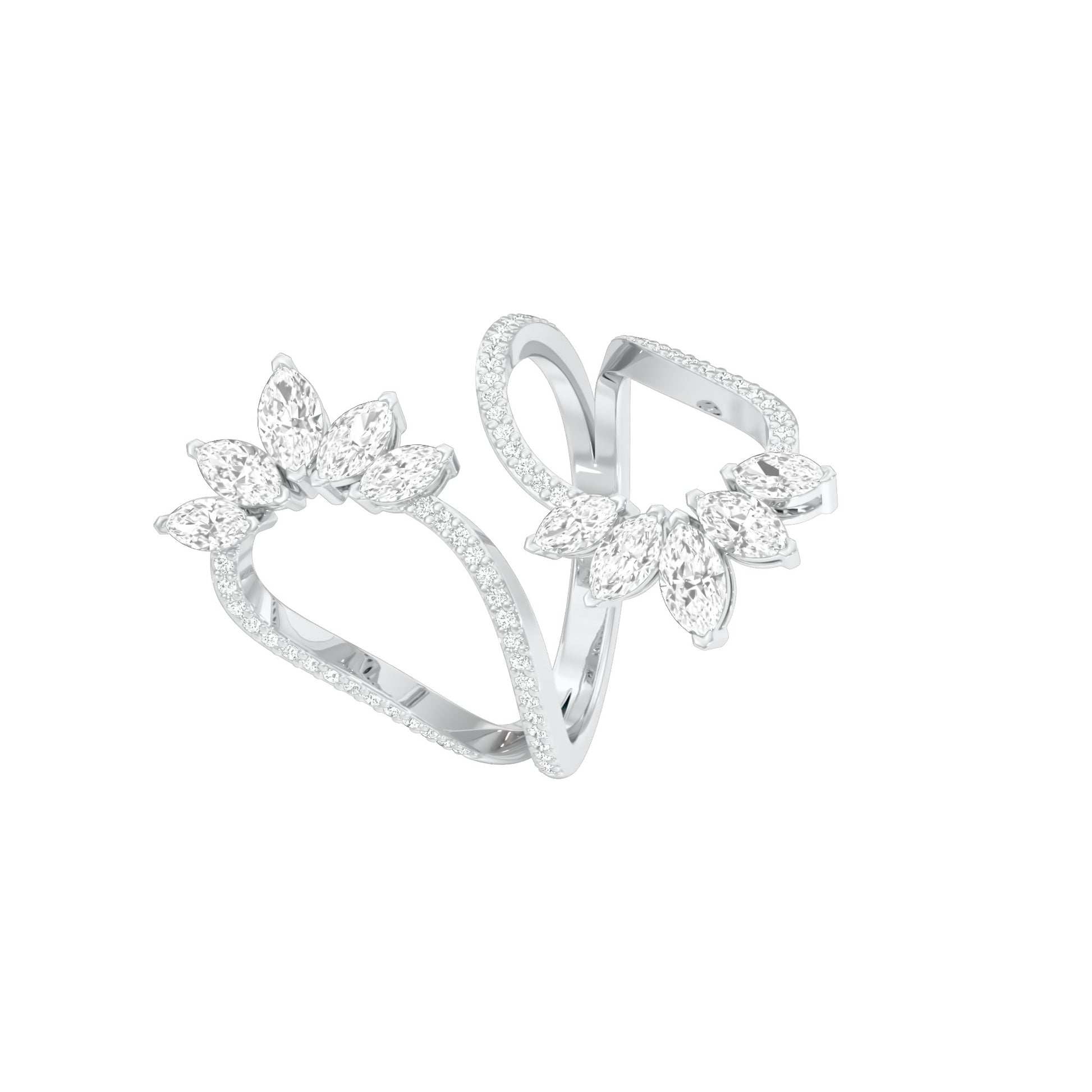 DLR001788 18 KT / White Gold / 22