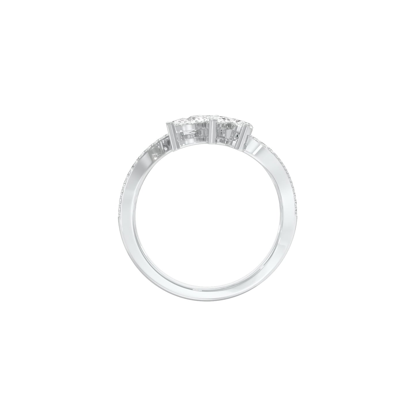 DLR001788 18 KT / White Gold / 22