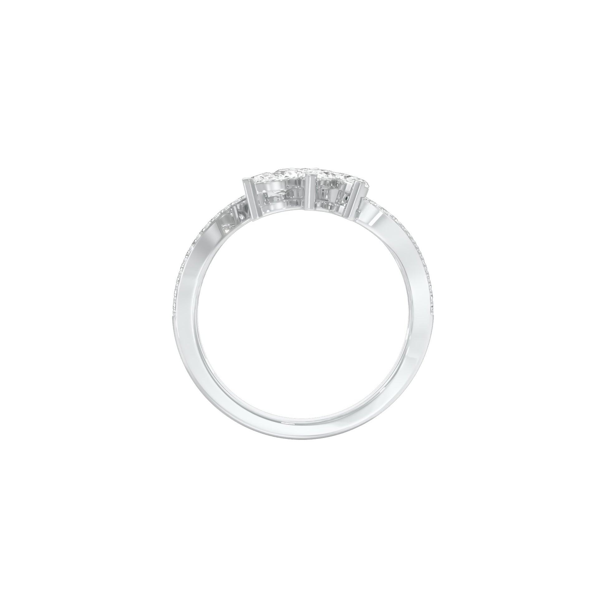 DLR001788 18 KT / White Gold / 22
