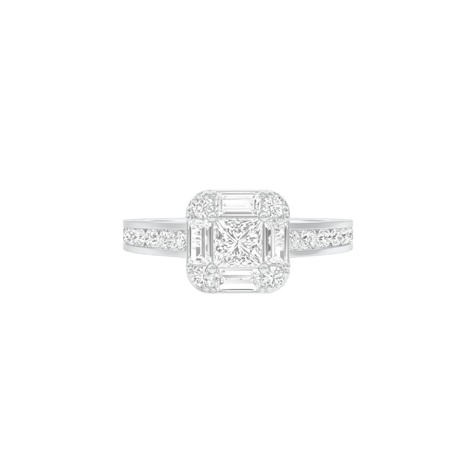 DLR001789 18 KT / White Gold / 22