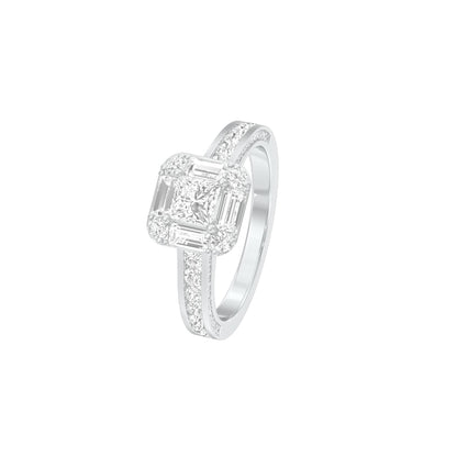 DLR001789 18 KT / White Gold / 22