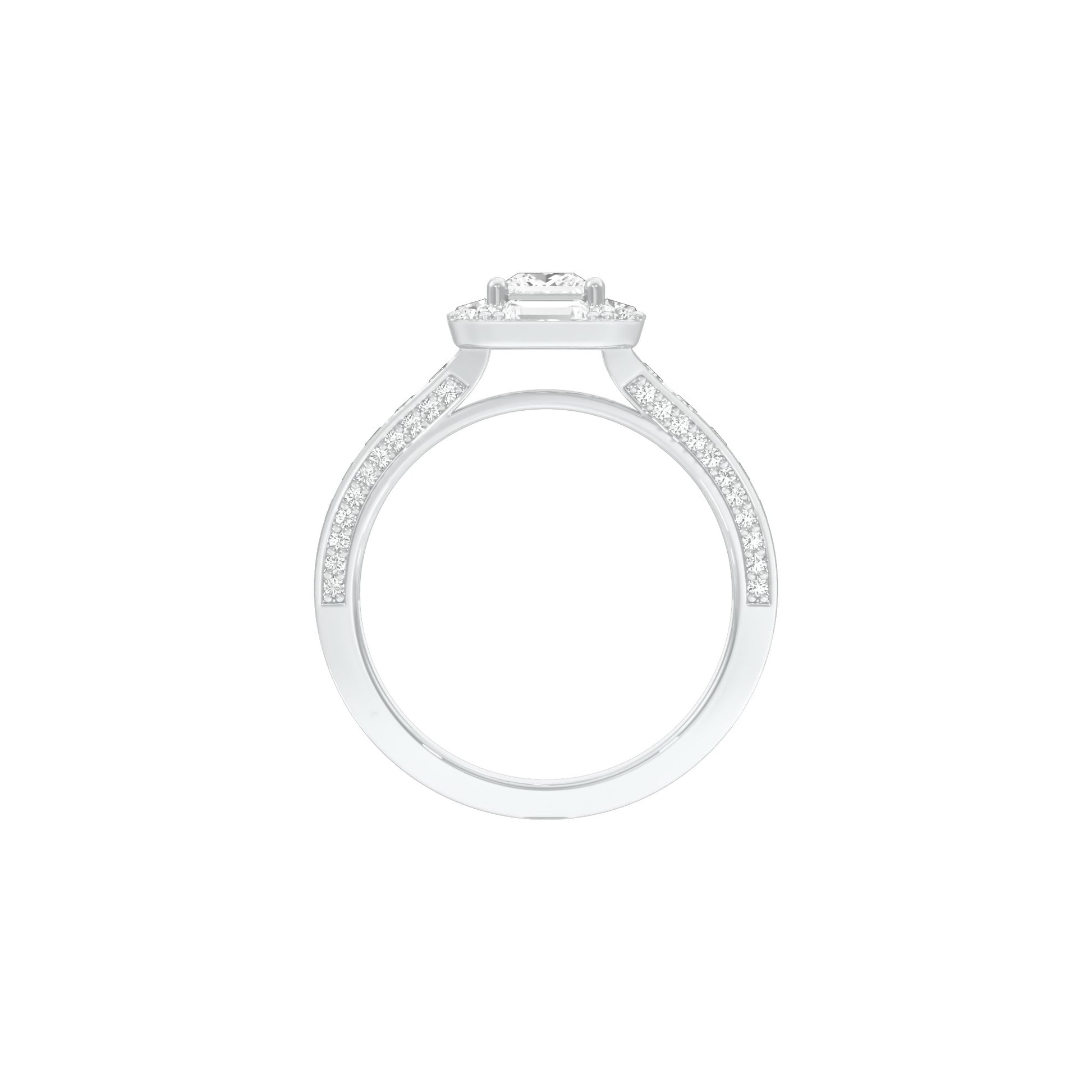DLR001789 18 KT / White Gold / 22