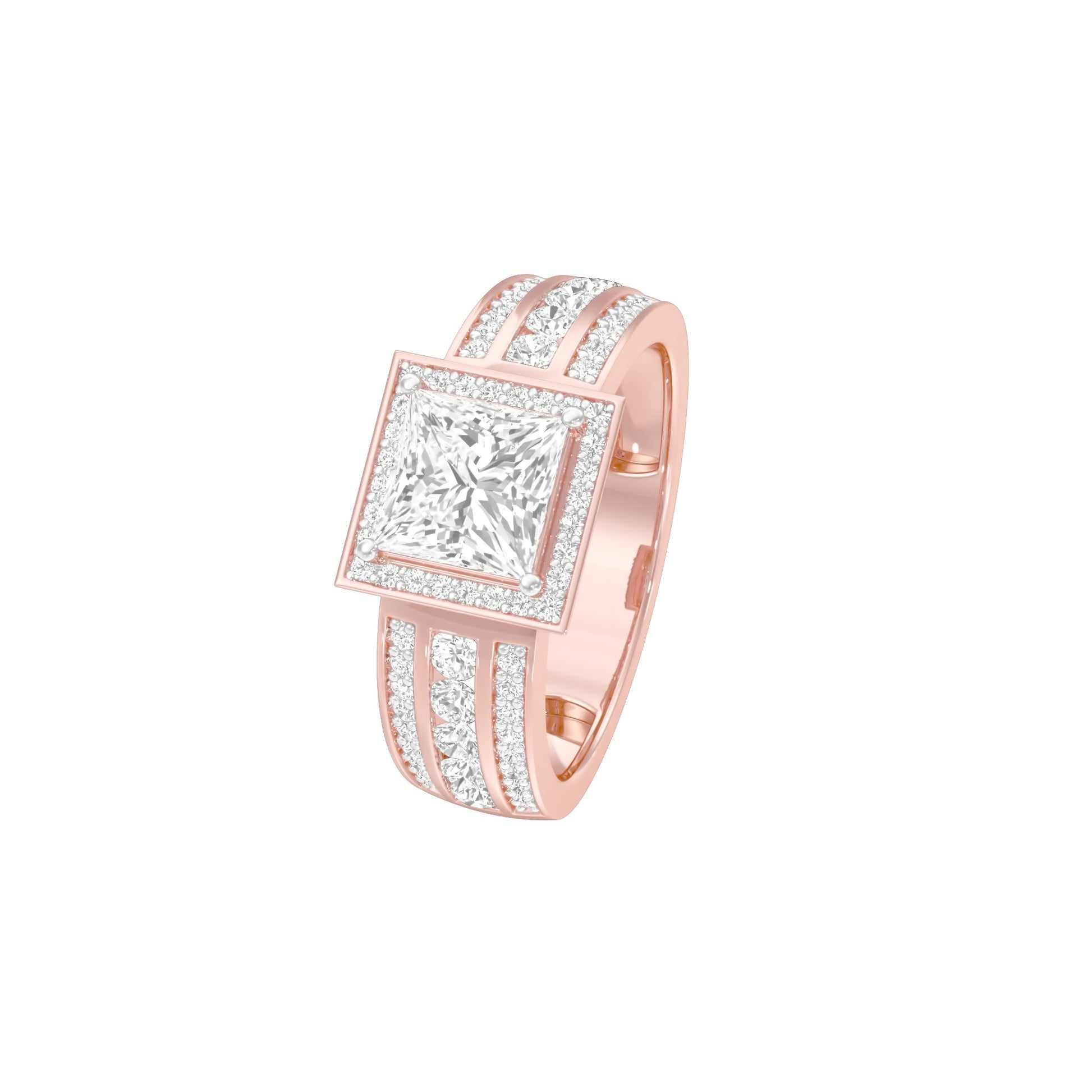 DLR001790 18 KT / Rose Gold / 22