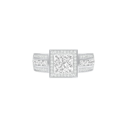 DLR001790 18 KT / White Gold / 22