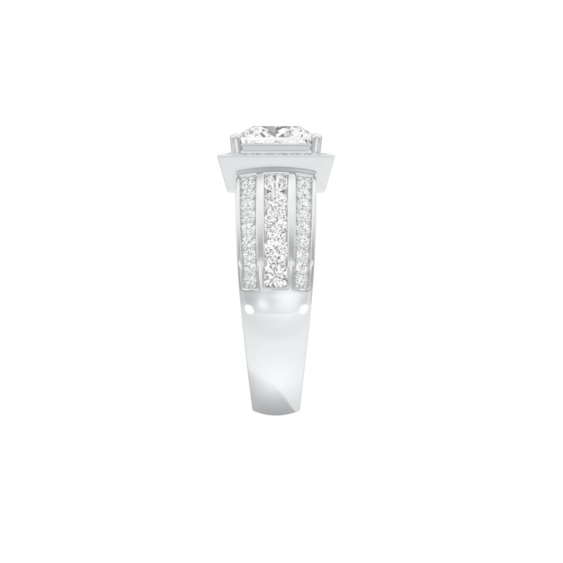 DLR001790 18 KT / White Gold / 22