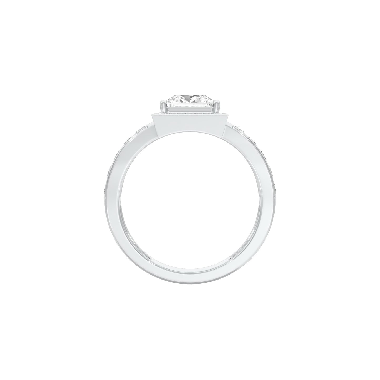 DLR001790 18 KT / White Gold / 22