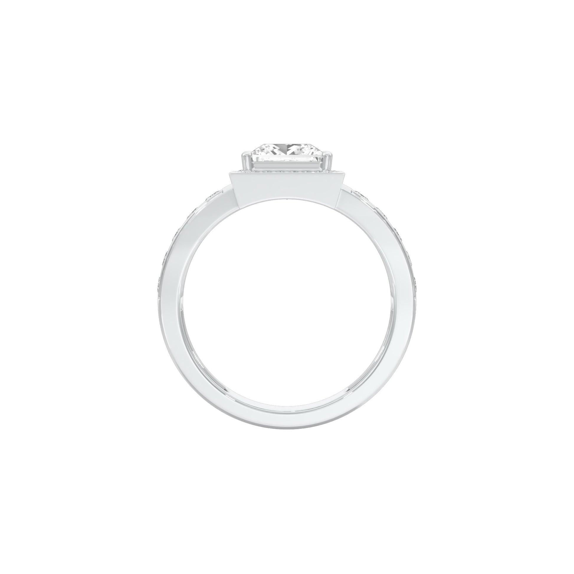 DLR001790 18 KT / White Gold / 22