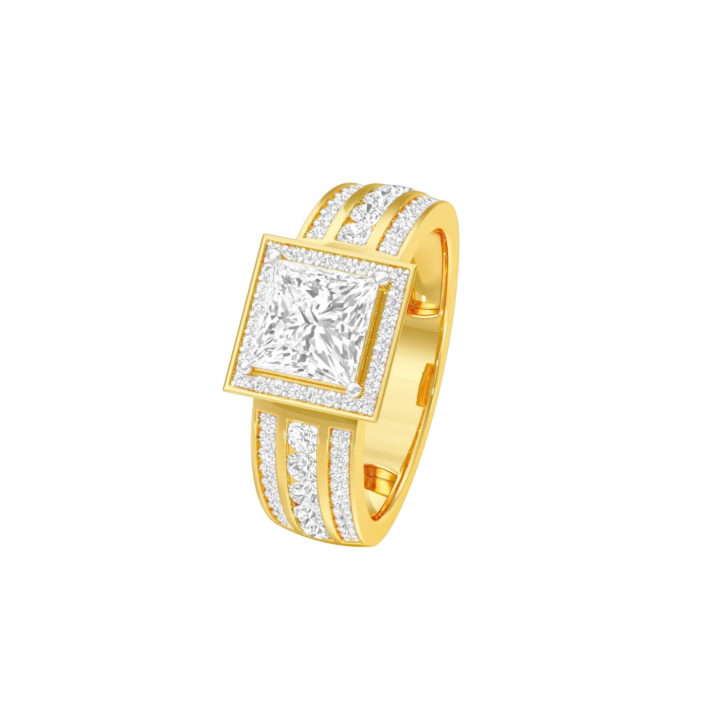 DLR001790 18 KT / Yellow Gold / 22