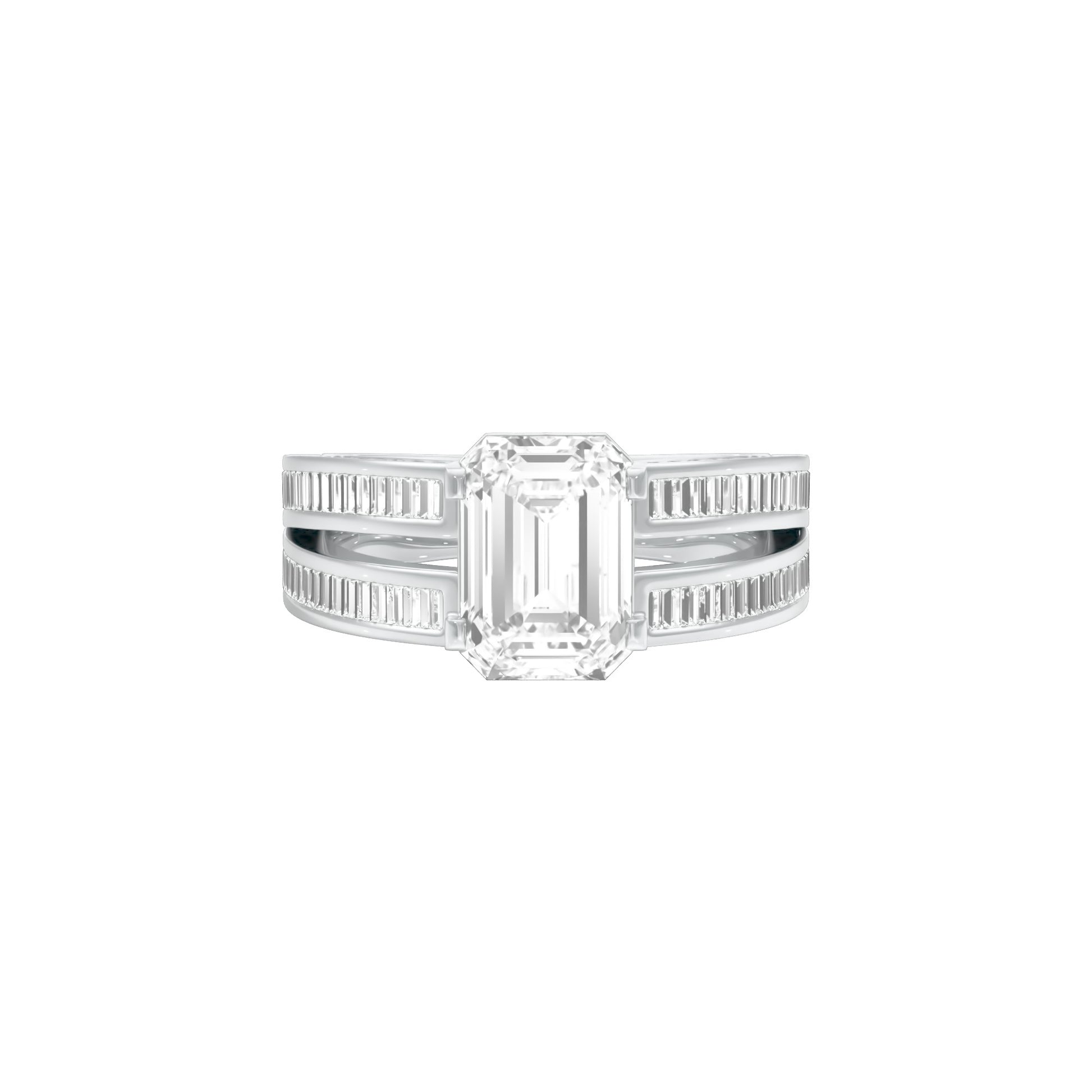 DLR001792 18 KT / White Gold / 22