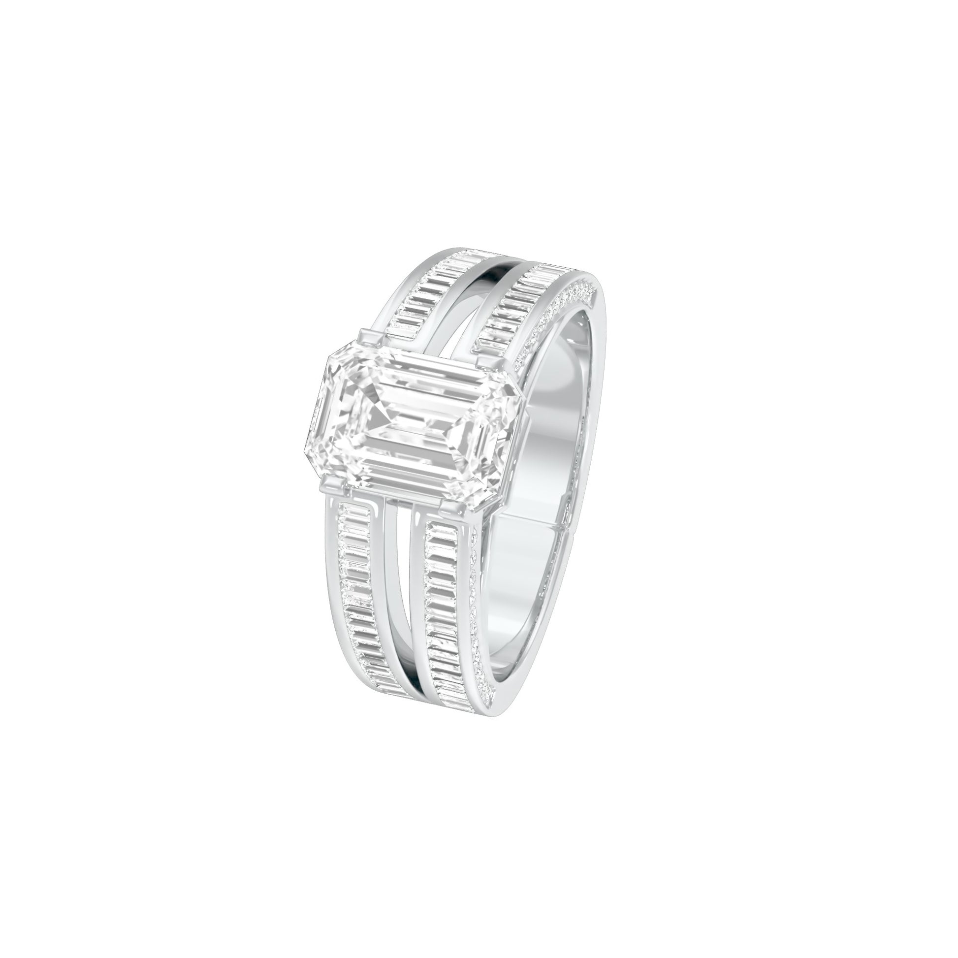 DLR001792 18 KT / White Gold / 22