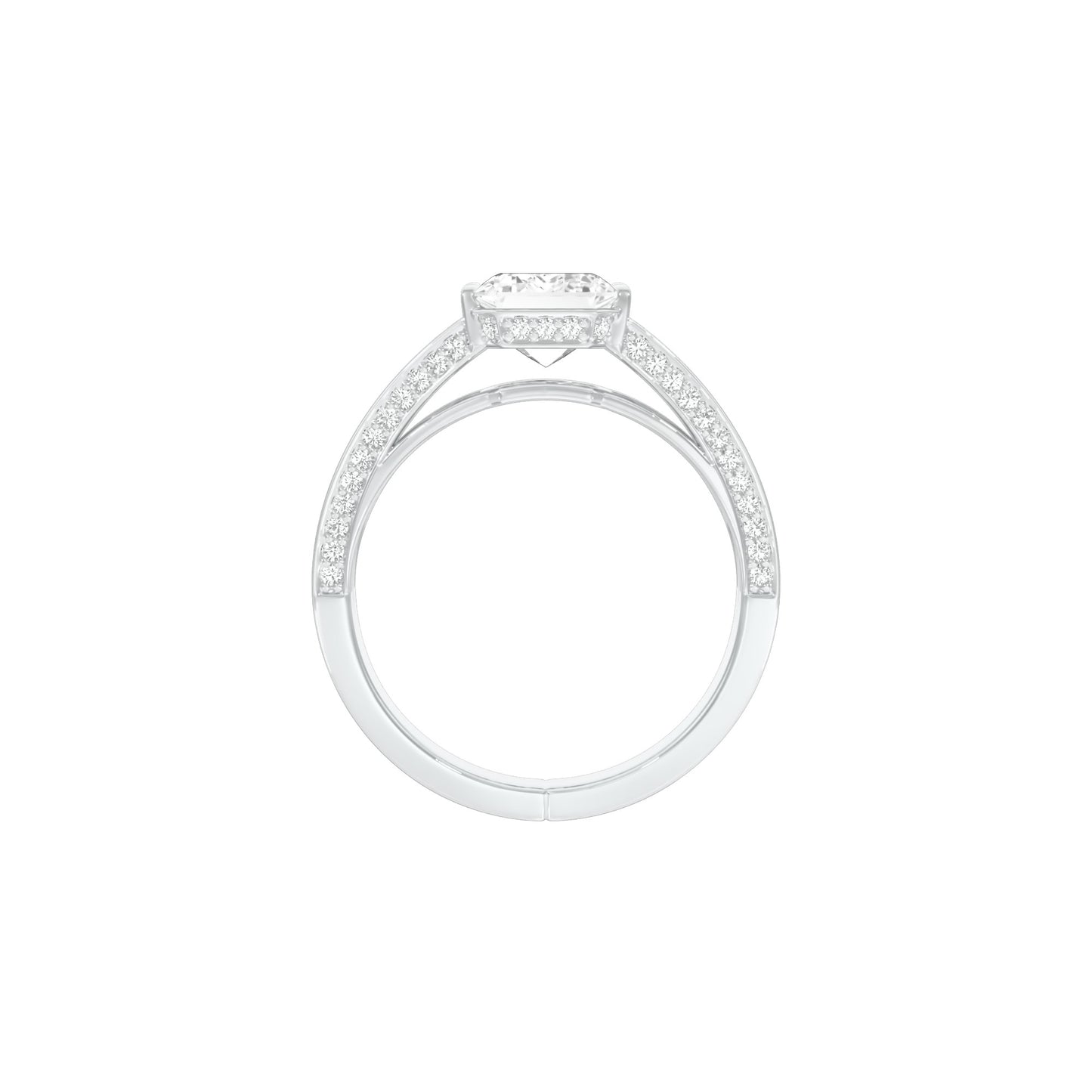 DLR001792 18 KT / White Gold / 22