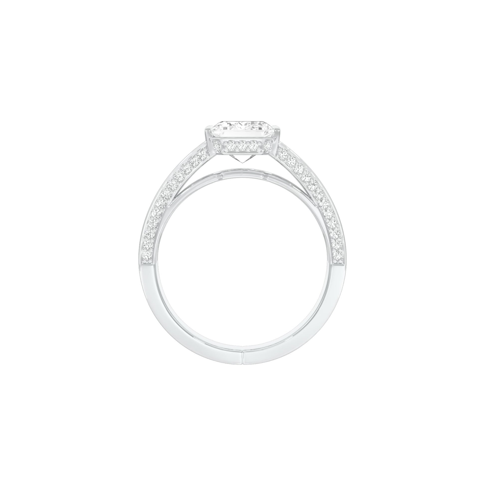 DLR001792 18 KT / White Gold / 22