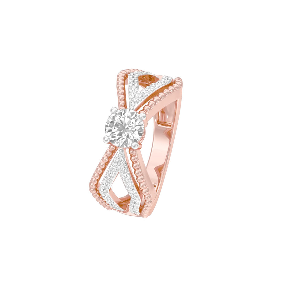 DLR001793 18 KT / Rose Gold / 22